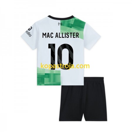 Billiga Fotbollströjor Liverpool Alexis Mac Allister 10 Barn Borta tröja 2023/24 Kortärmad